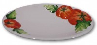 italienische Relief Keramik Ceramiche Platte Tomate NEU