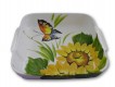 Bassano italienische Keramik Ofenauflaufform Schmetterling Sonnenblume NEU