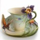 Franz Collection Tasse/Untertasse Question Mark Butterfly NEU